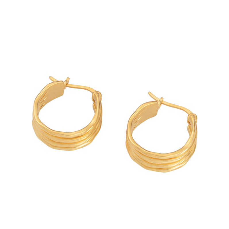 Kirstin Ash Botanica Hoops, Gold