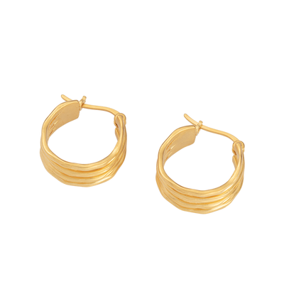 Kirstin Ash Botanica Hoops, Gold