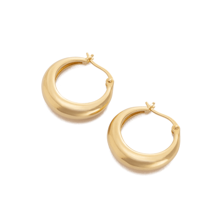 Kirstin Ash Glow Hoops, Gold