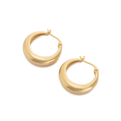 Kirstin Ash Glow Hoops, Gold