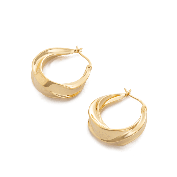 Kirstin Ash Intertwine Hoops, Gold