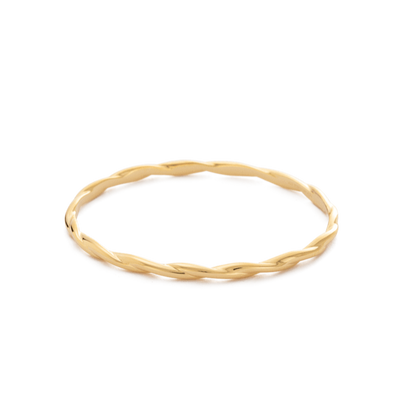 Kirstin Ash Wave Bangle, Gold