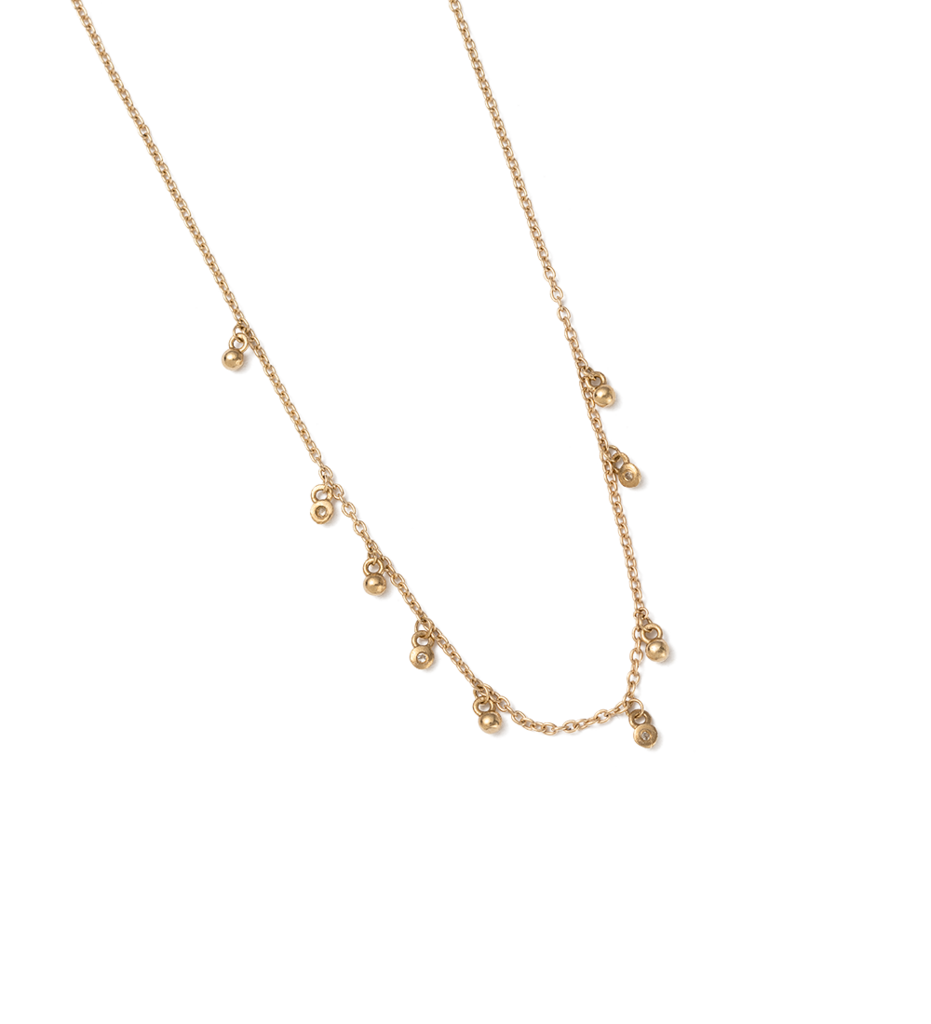 Kirstin Ash 9k Gold Sea Mist Necklace