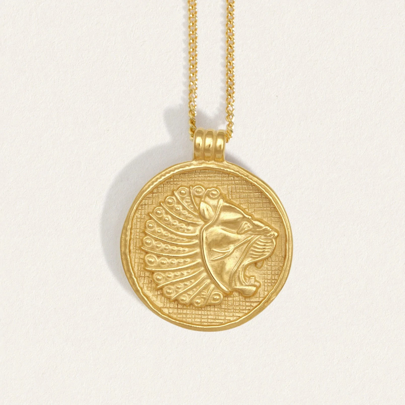 Temple of the Sun Babylon Necklace, Gold